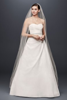 Taffeta A-Line Wedding Dress with Sweetheart Neck Collection WG3243