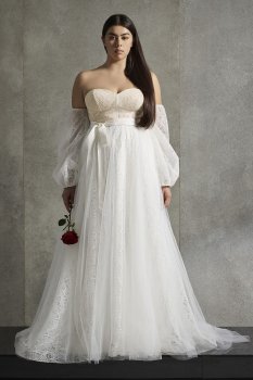 Corset Tall Plus Wedding Dress 4XL8SLVW351548