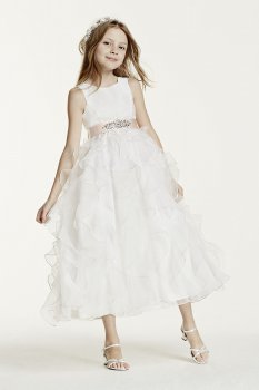 As-Is Organza Dress with Ruffled Skirt AI17030602