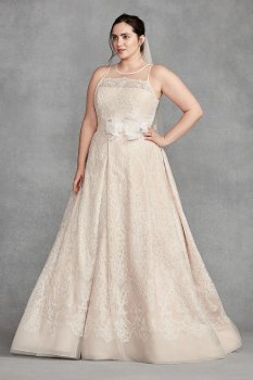 Macrame Plus Size Wedding Dress 8VW351400