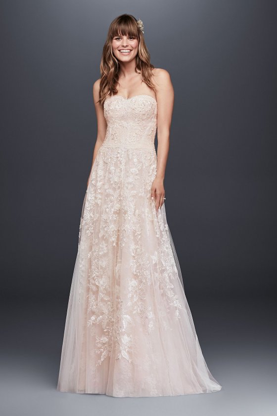 Lace A-Line Wedding Dress MS251174 [MS251174]