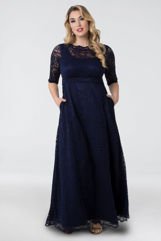 Leona Lace A-Line Plus Size Gown 11180902 [11180902]