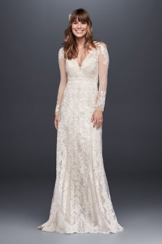 Linear Lace Wedding Dress MS251173