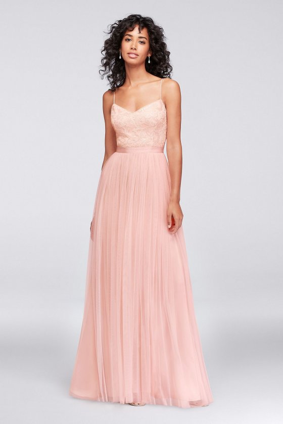 Sequin and Tulle A-Line Bridesmaid Dress Reverie AP2E202809 [AP2E202809]