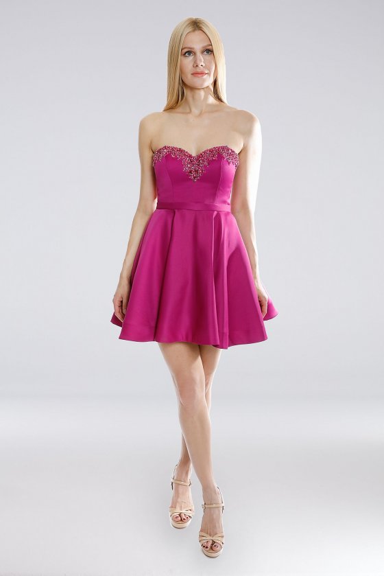 Short Strapless Sweetheart Neckline 1822H7876 Prom Dress