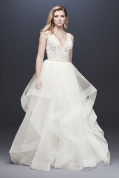 Tiered Tulle Ball Gown Wedding Skirt Collection WG3946