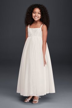 Tank Full Tulle Ball Gown with Lace Applique OP212
