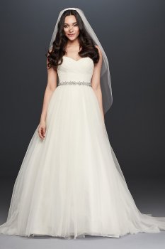 Strapless Sweetheart Tulle Wedding Dress Collection WG3802