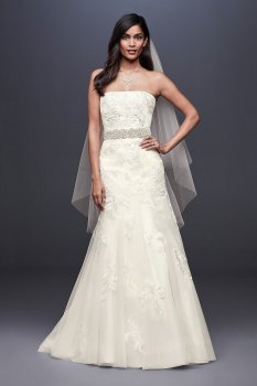 Beaded Lace Mermaid Wedding Dress with Tulle Skirt Collection WG3869
