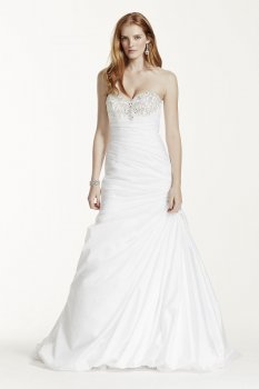 Strapless Sweetheart Trumpet Wedding Dress Collection V3476