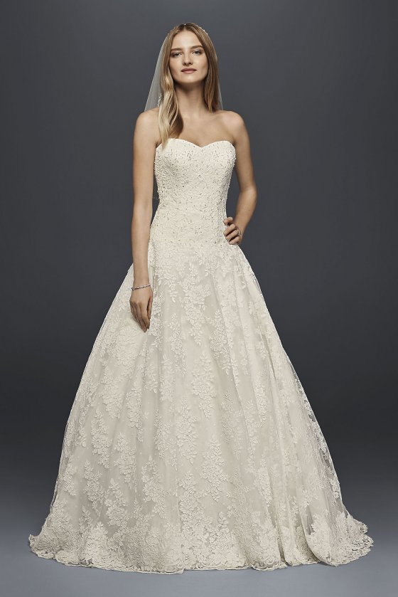 Allover Beaded Ball Gown Wedding Dress Jewel WG3841 [WG3841]