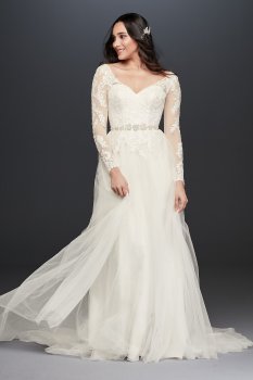 Long Sleeve Wedding Dress With Low Back Collection WG3831