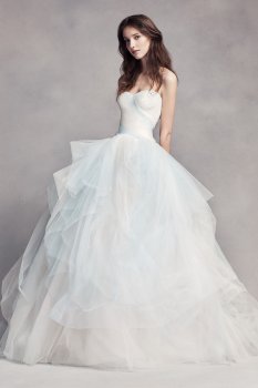 Ombre Tulle Wedding Dress VW351322