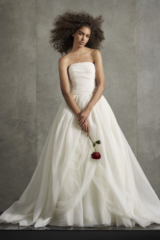 Textured Organza Wedding Dress VW351178 [VW351178]