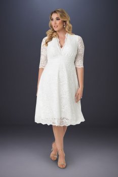 Plus Size Wedding Belle Short Dress 19150905DB