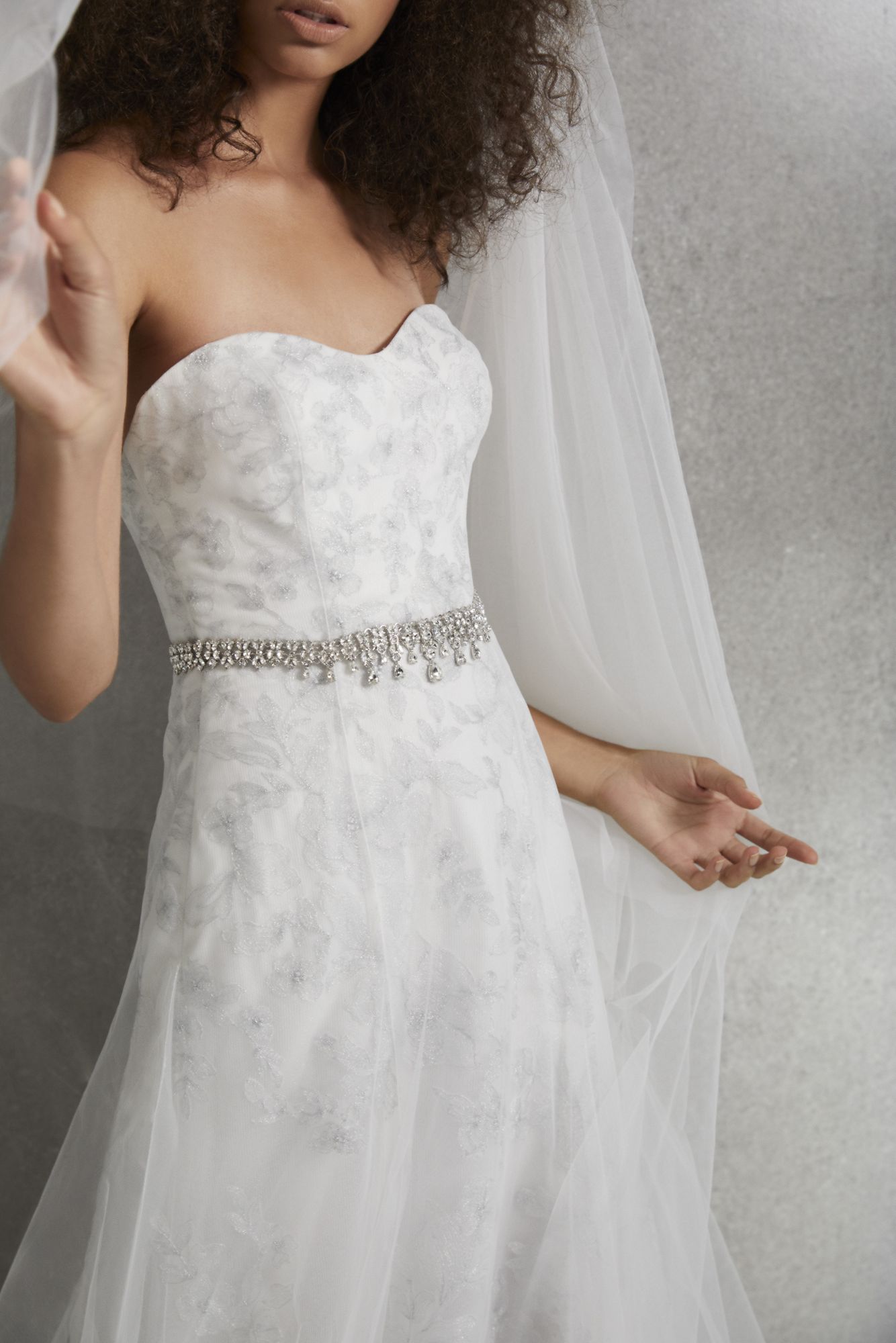 Beaded Bralette Wedding Dress VW351555