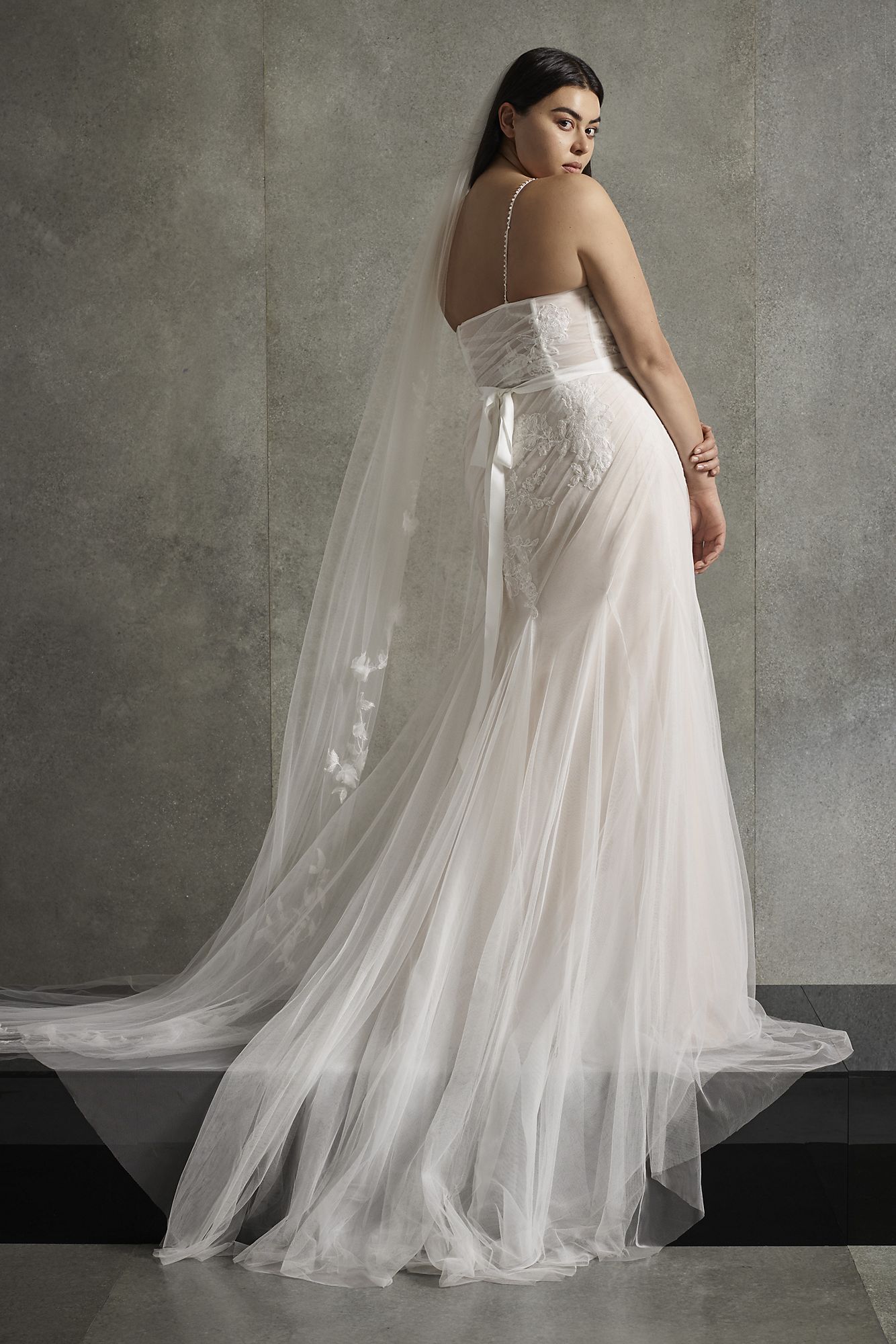  Pleated Plus Size Wedding Dress 8VW351553