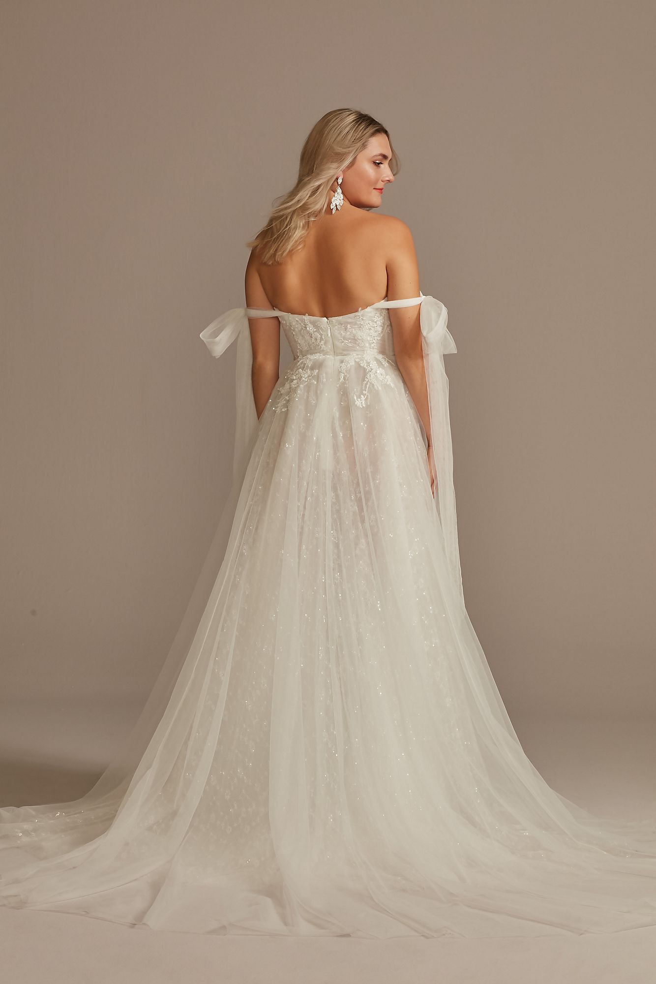 Convertible Straps Petite Bodysuit Wedding Dress Melissa Sweet 7MBMS251246